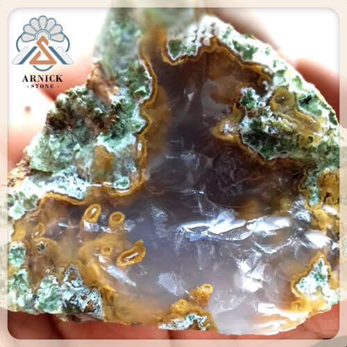 Moss Agate Arnick Stone